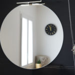 miroir-rond-carreau noir marbre